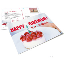 Postkarten Mailing - Geburtstag